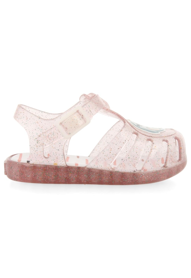 Sandale de cauciuc cu aspect stralucitor Sosua 27605 1 Sandale de cauciuc cu aspect stralucitor Sosua 27605