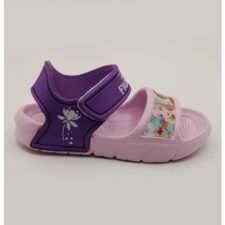 Sandale de cauciuc cu velcro si Frozen