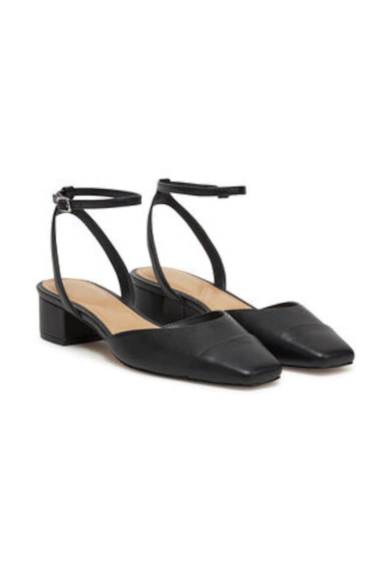 Sandale de dama - 305106711 - piele ecologica - negru - 1 Sandale de dama - 305106711 - piele ecologica - negru -