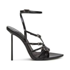 Sandale de dama -  305166968 - piele naturala - toc inalt - negru -