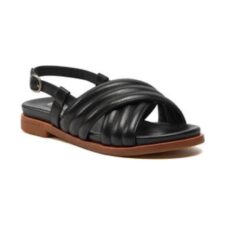 Sandale de dama -  piele naturala - negru -