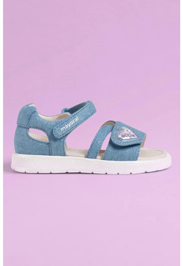Sandale de denim cu velcro 1 Sandale de denim cu velcro