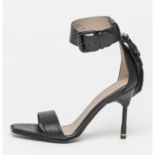 Sandale de piele Noir