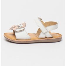 Sandale de piele cu aplicatie in forma de bufnita Clodibou