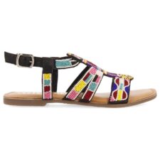 Sandale de piele cu aplicatii cu margele Raccuja 28093