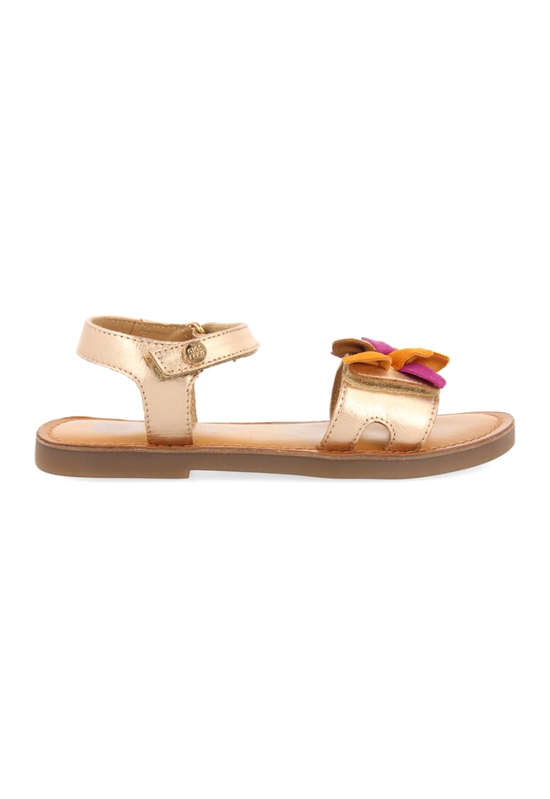 Sandale de piele cu aplicatii decorative Belval 1 Sandale de piele cu aplicatii decorative Belval