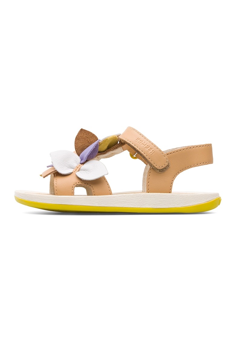 Sandale de piele cu aplicatii florale Bicho 679 1 Sandale de piele cu aplicatii florale Bicho 679