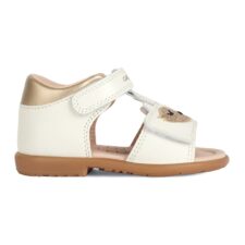 Sandale de piele cu aplicatii stralucitoare