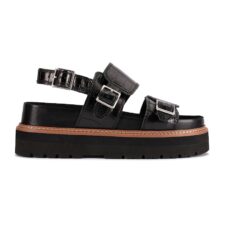 Sandale de piele cu aspect de piele de crocodil Orinoco Glide