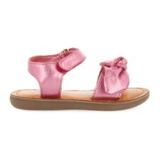 Sandale de piele cu aspect metalizat Panay