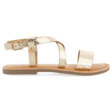 Sandale de piele cu aspect piele de sarpe KOMSI 28307