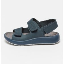 Sandale de piele cu banda velcro