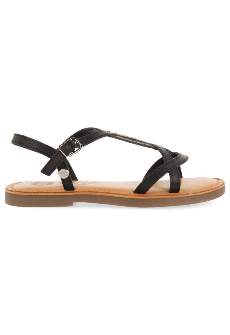 Sandale de piele cu bareta ajustabila 1 Sandale de piele cu bareta ajustabila