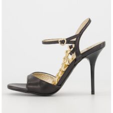 Sandale de piele cu bareta de lant