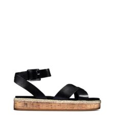 Sandale de piele cu bareta pe glezna Botanic Poppy