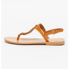 Sandale de piele cu bareta separatoare Capri