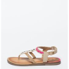 Sandale de piele cu bareta separatoare Scalea