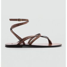 Sandale de piele cu bareta separatoare Tarifa