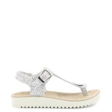 Sandale de piele cu bareta separatoare si animal print