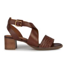 Sandale de piele cu barete cu model incrucisat