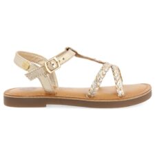 Sandale de piele cu barete impletite Cinisi