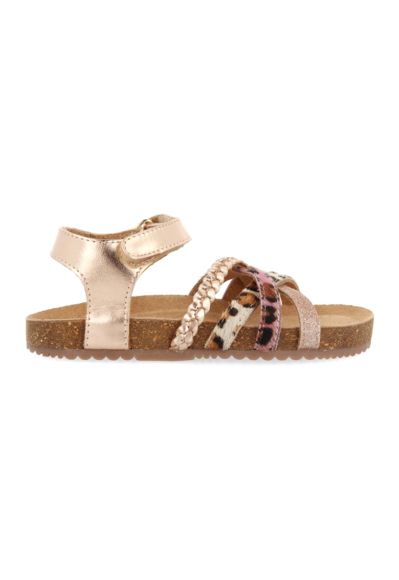 Sandale de piele cu barete incrucisate Trenton 1 Sandale de piele cu barete incrucisate Trenton