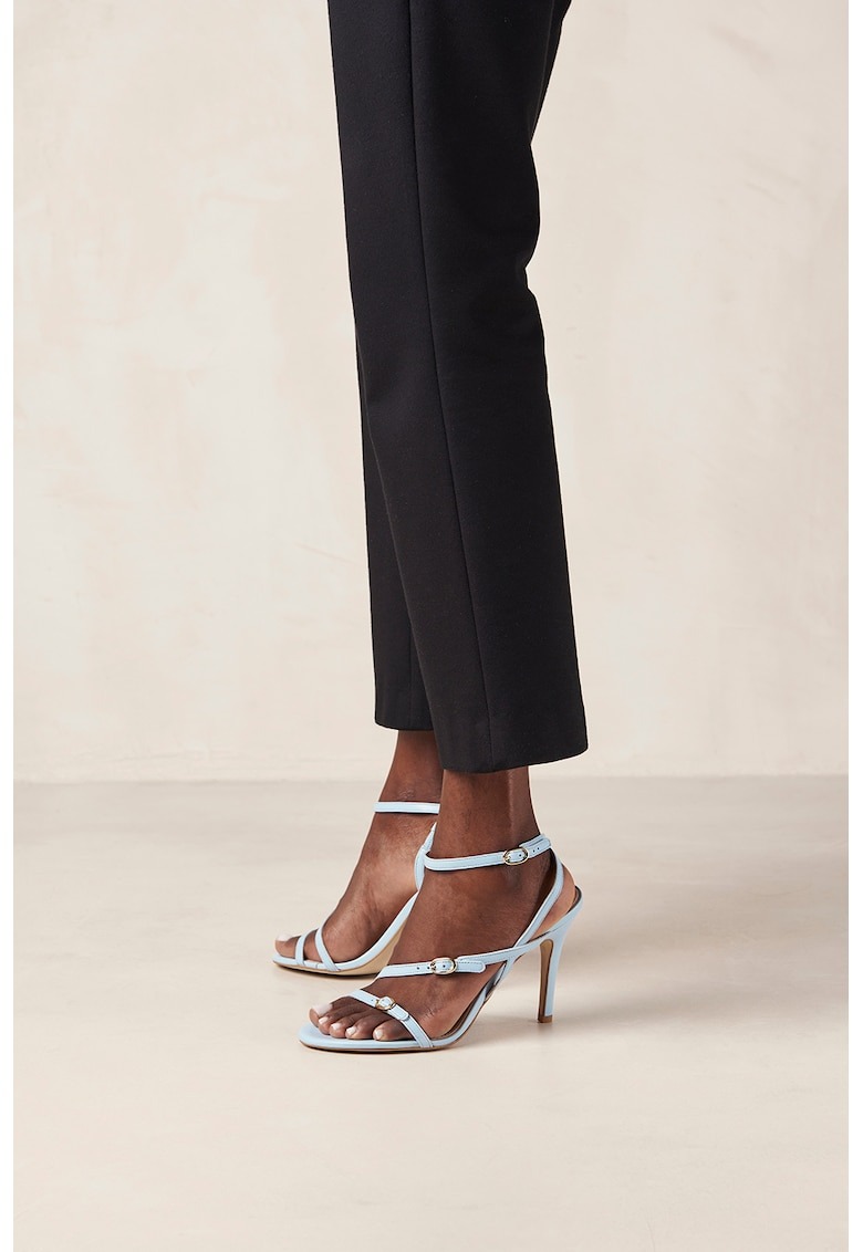 Sandale de piele cu barete multiple Alyssa 1 Sandale de piele cu barete multiple Alyssa