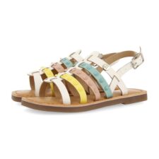 Sandale de piele cu barete multiple Beynac