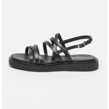 Sandale de piele cu barete multiple Connie