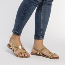 Sandale de piele cu catarama Dania