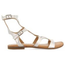 Sandale de piele cu catarame