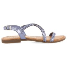 Sandale de piele cu design impletit Capaci