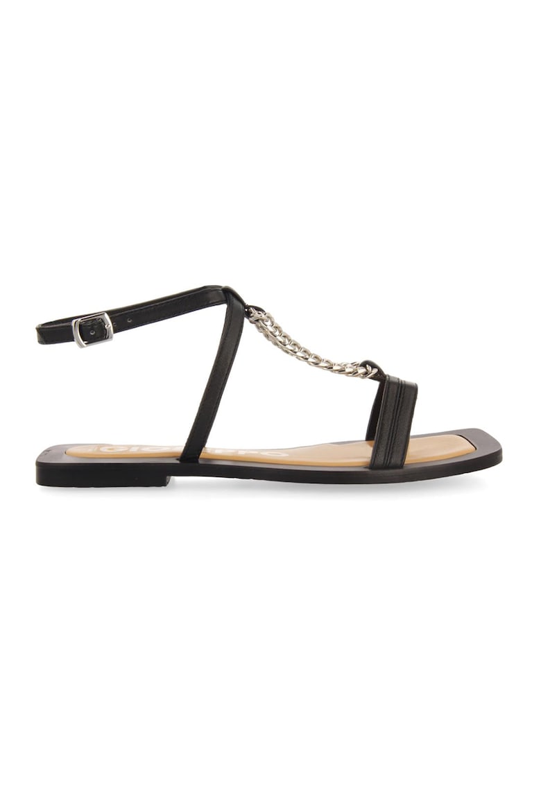 Sandale de piele cu detalii din lant Goyave 1 Sandale de piele cu detalii din lant Goyave