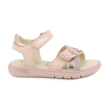 Sandale de piele cu detalii florale