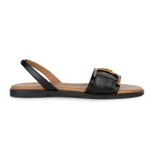 Sandale de piele cu detaliii metalice Naileen