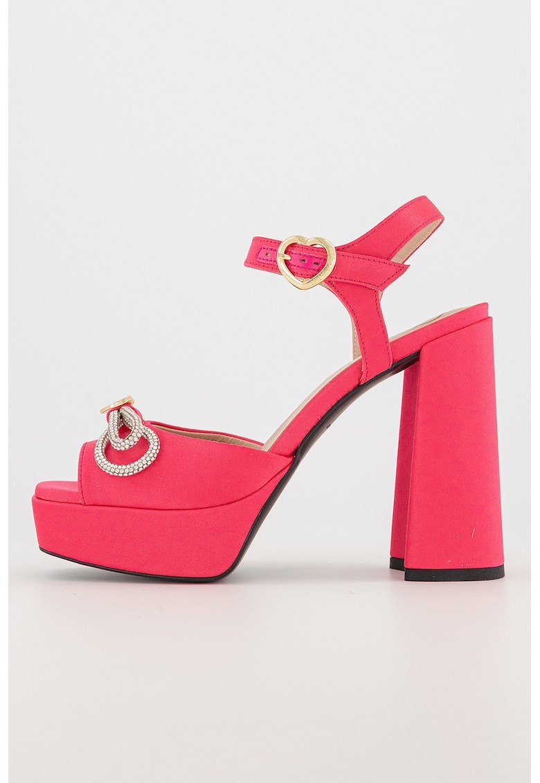 Sandale de piele cu detaliu de lant 1 Sandale de piele cu detaliu de lant