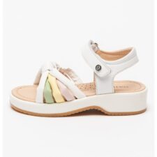 Sandale de piele cu detaliu innodat Bess