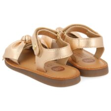 Sandale de piele cu funda DELONICE 28321