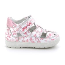 Sandale de piele cu imprimeu floral