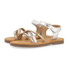 Sandale de piele cu insertii de piele Eudora