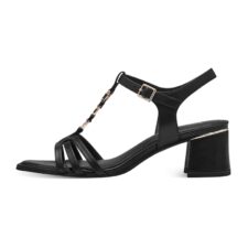 Sandale de piele cu insertii metalice