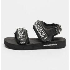 Sandale de piele cu logo Altantik