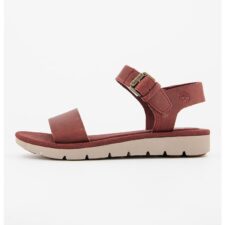 Sandale de piele cu logo discret