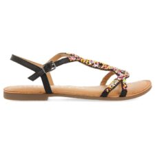 Sandale de piele cu margele Lure