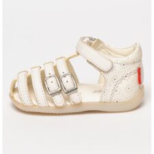 Sandale de piele cu model cu decupaj Bigkro