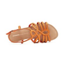 Sandale de piele cu model impletit Yakima