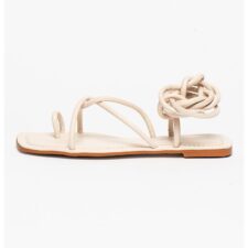 Sandale de piele cu model petrecut Lace It Up