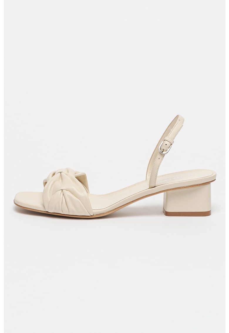 Sandale de piele cu model slingback 1 Sandale de piele cu model slingback