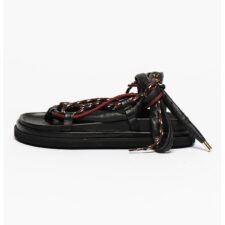 Sandale de piele cu siret Jungle