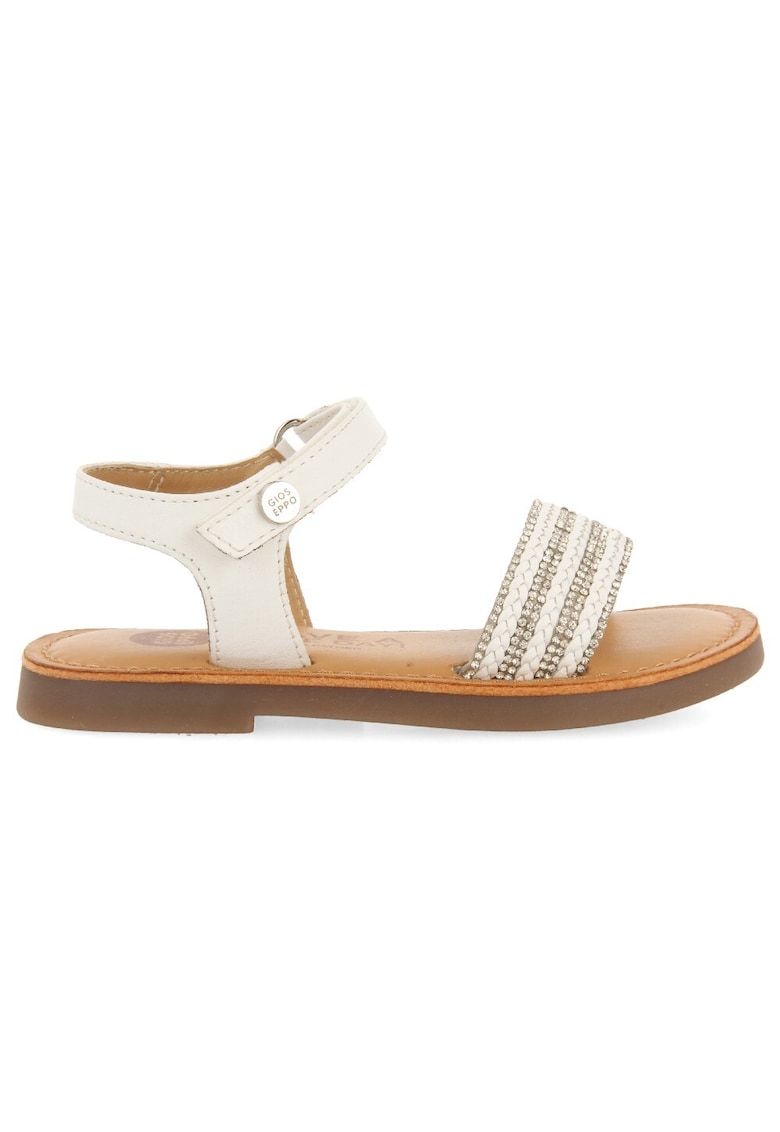 Sandale de piele cu strasuri Mireval 1 Sandale de piele cu strasuri Mireval